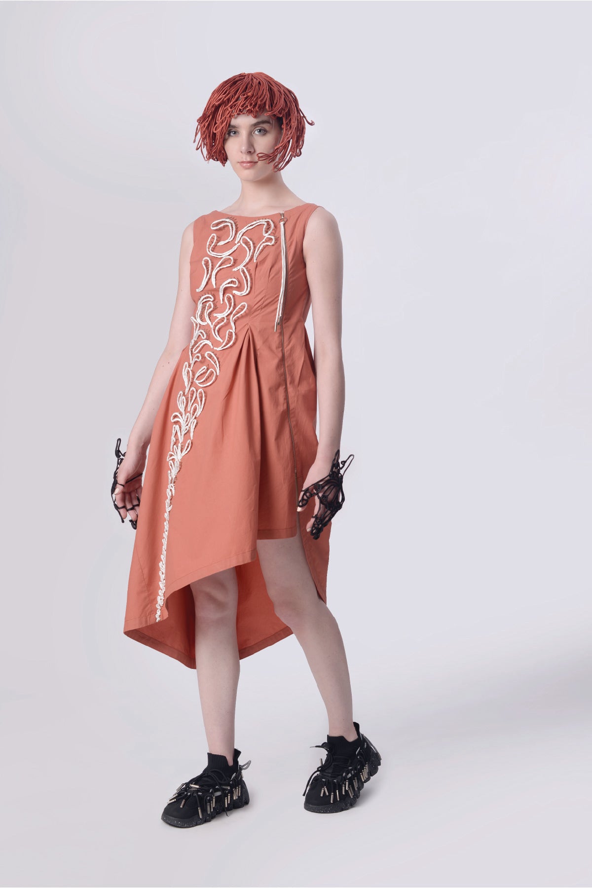 Splash Asymmetric Dress