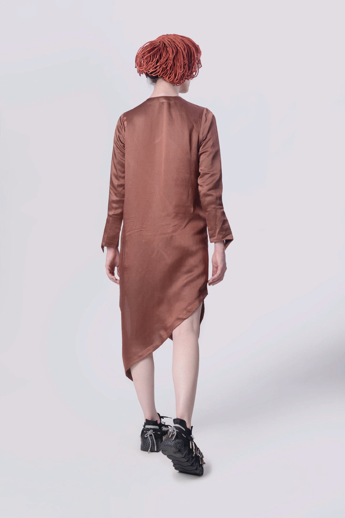 Scribble Asymmetric Dress