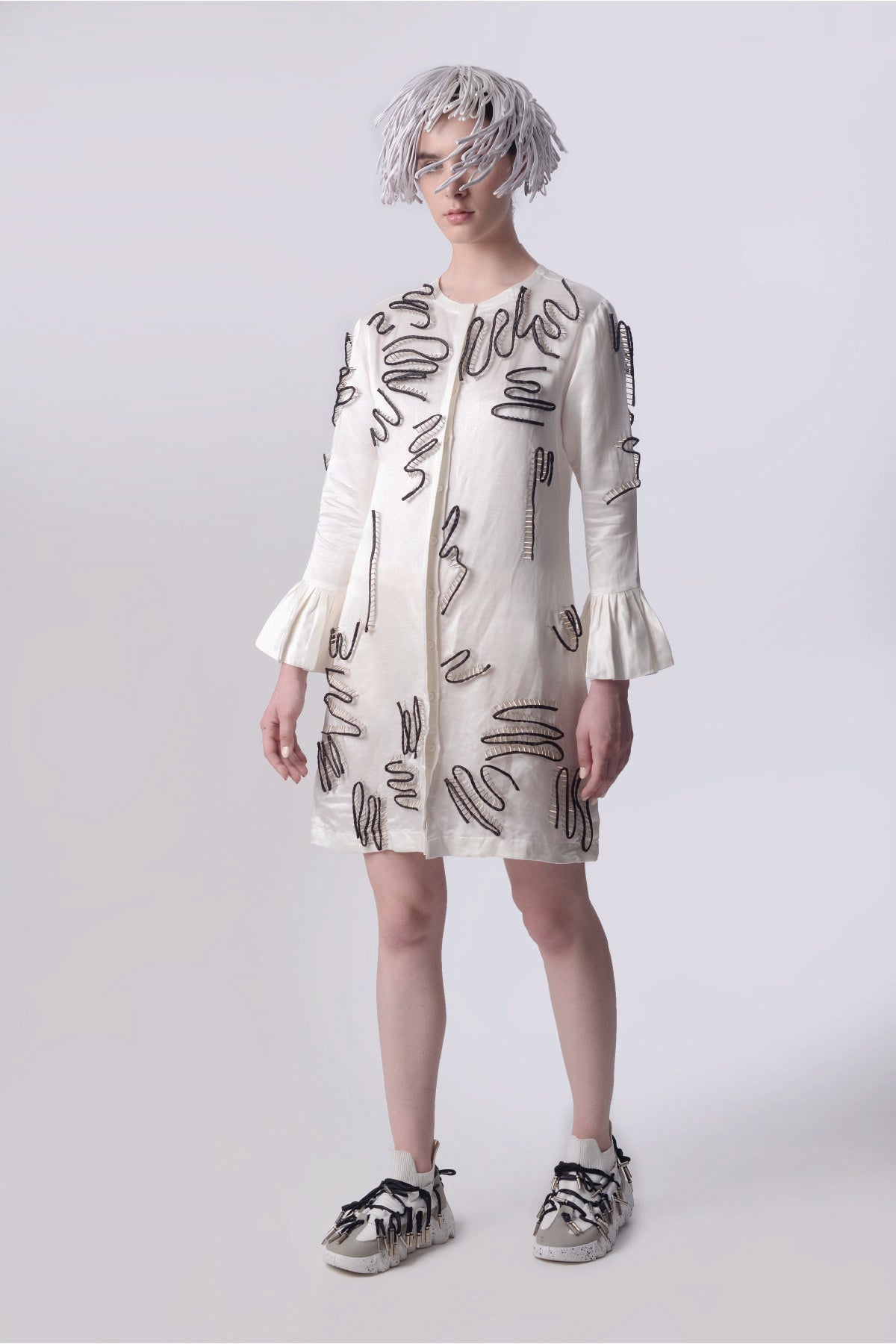 Scribble Shirt Dress