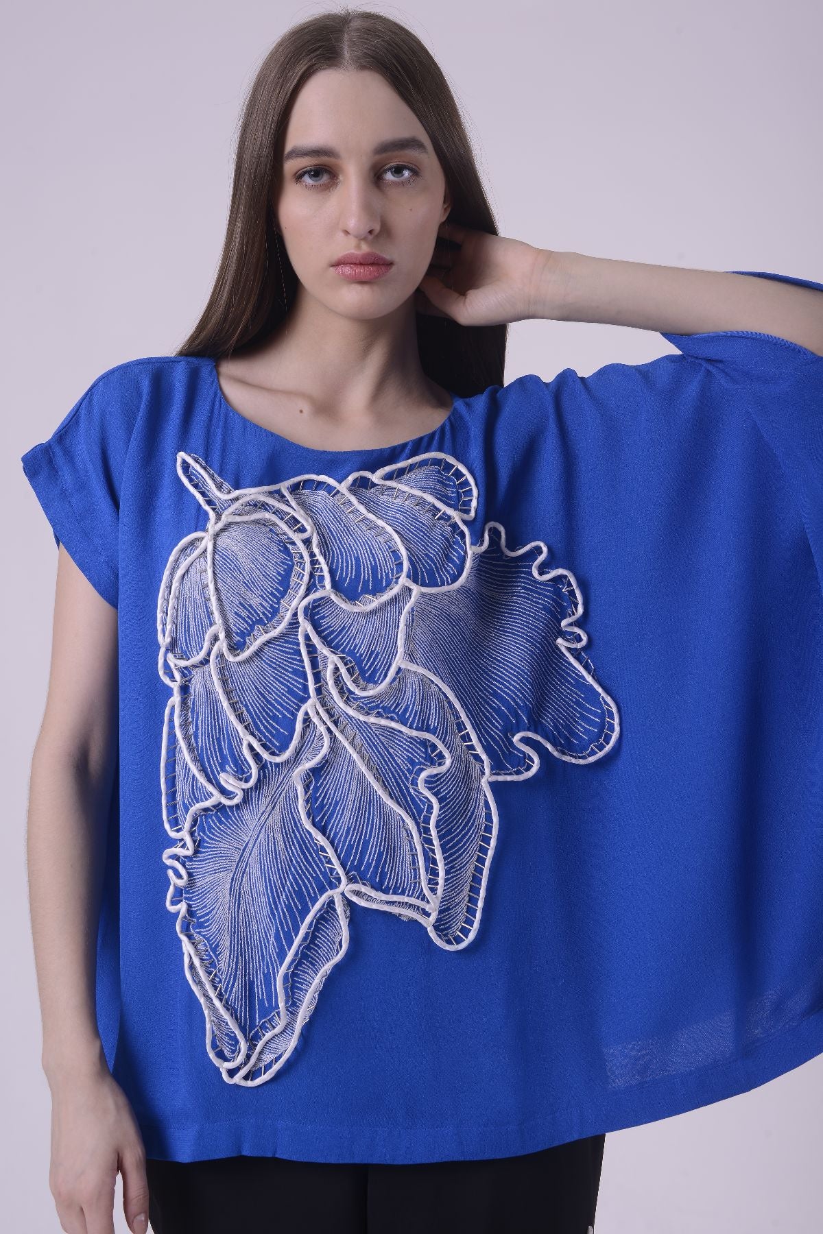 Peach Blossom Kaftan Top