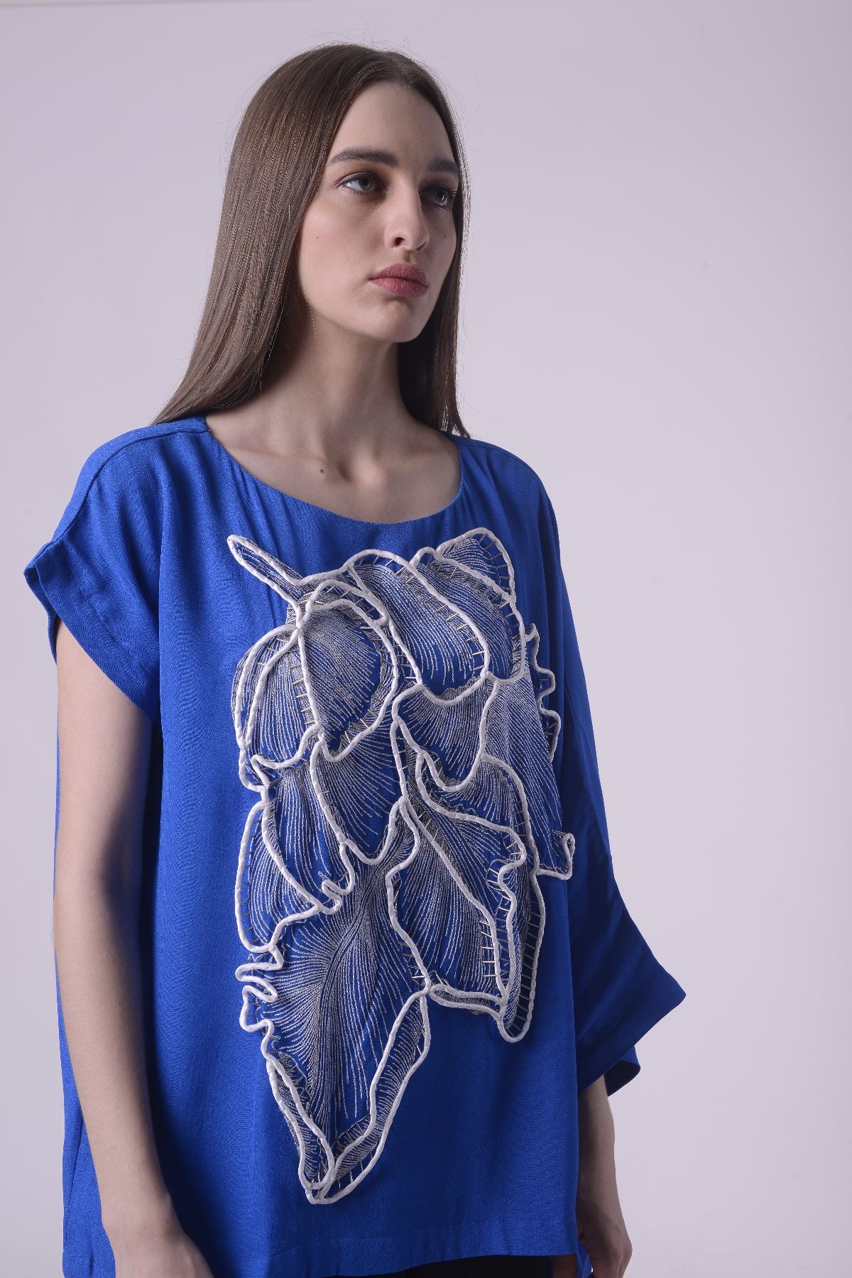 Peach Blossom Kaftan Top