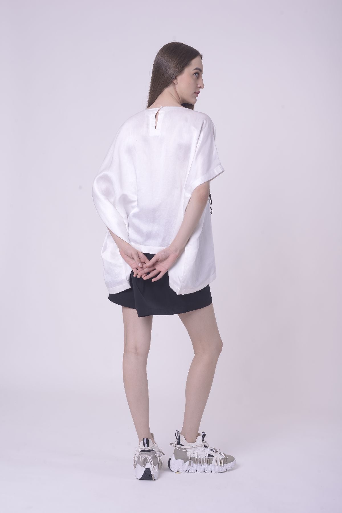 Peach Blossom Kaftan Top