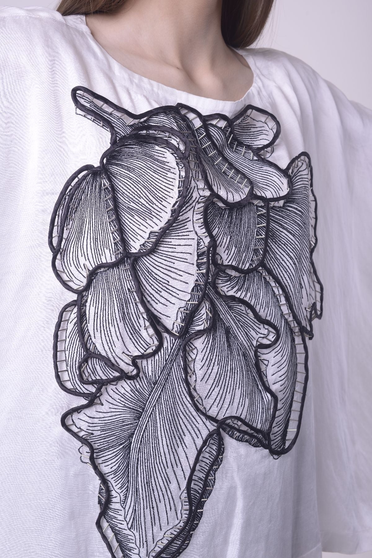 Peach Blossom Kaftan Top