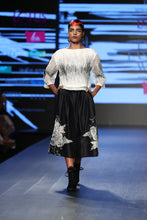 Load image into Gallery viewer, Helena Face Hand Embroidered Skirt
