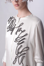 Load image into Gallery viewer, Scribble Assymetric Shirt Dress
