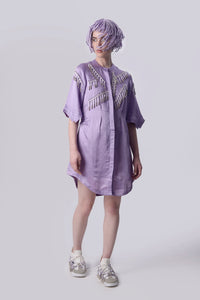 Digital Lavender Rodeo London Dress