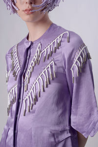 Digital Lavender Rodeo London Dress