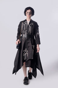 Black Flower Power Shacket
