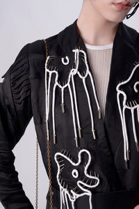 Black Flower Power Shacket