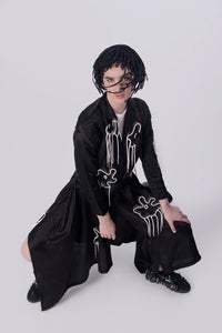 Black Flower Power Shacket