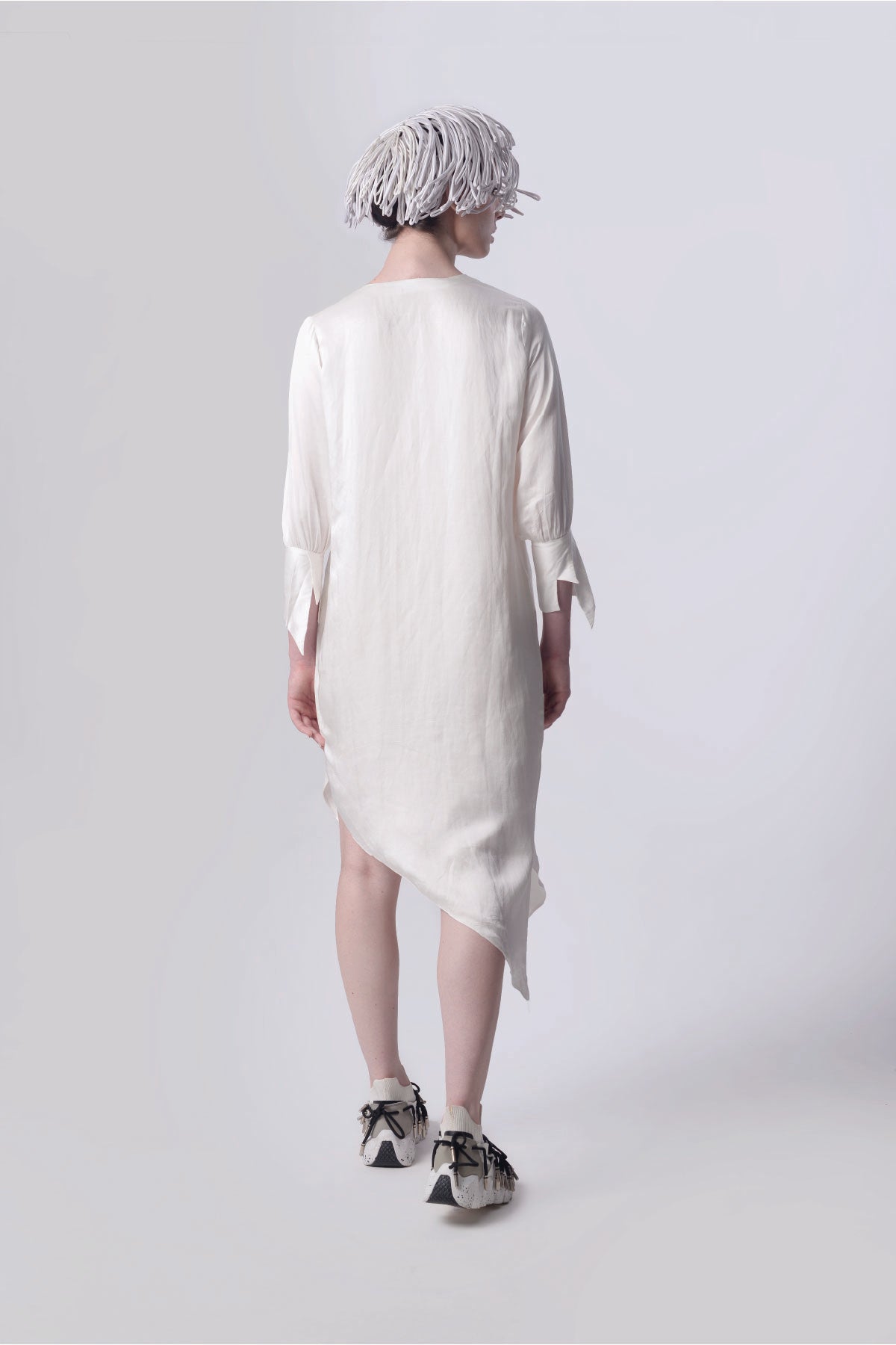 Scribble Asymmetric Dress