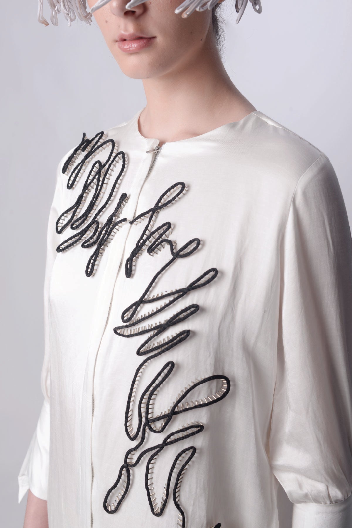 Scribble Asymmetric Dress