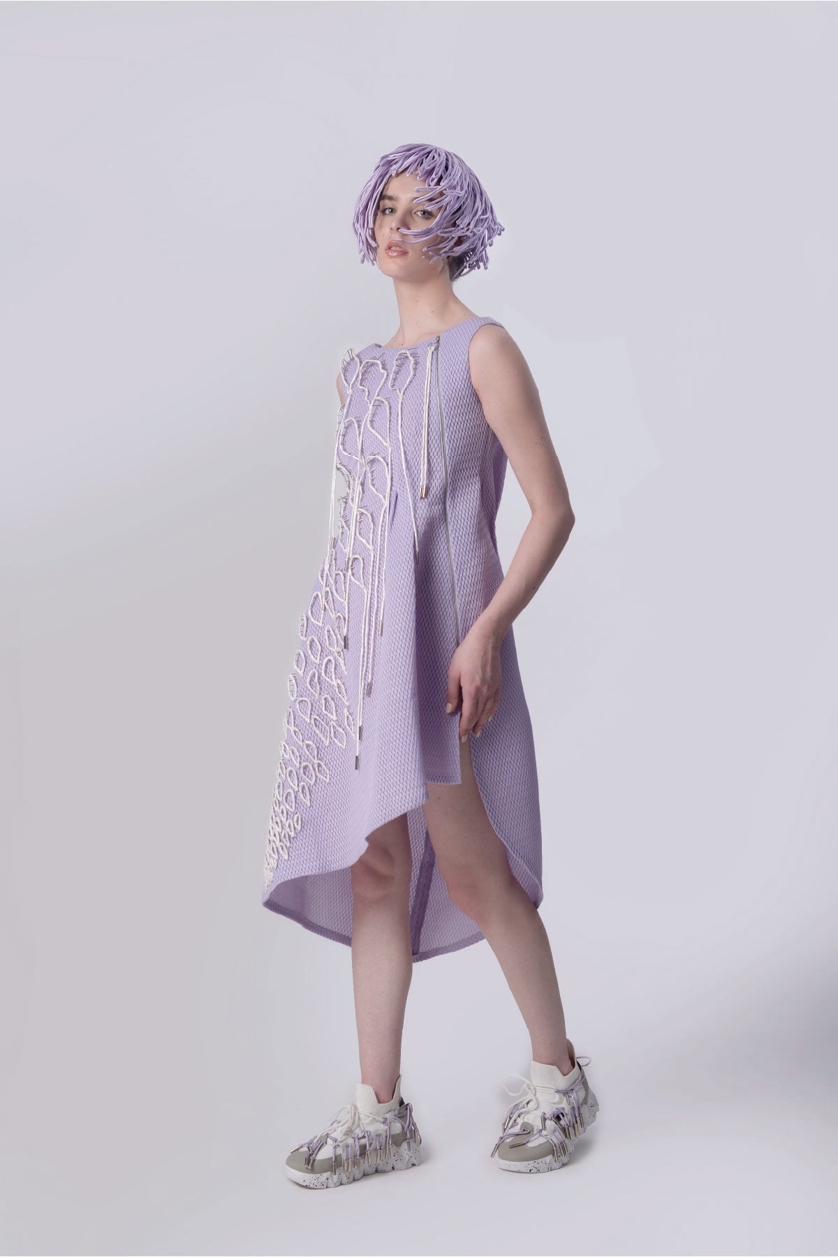 Splash Asymmetric Dress