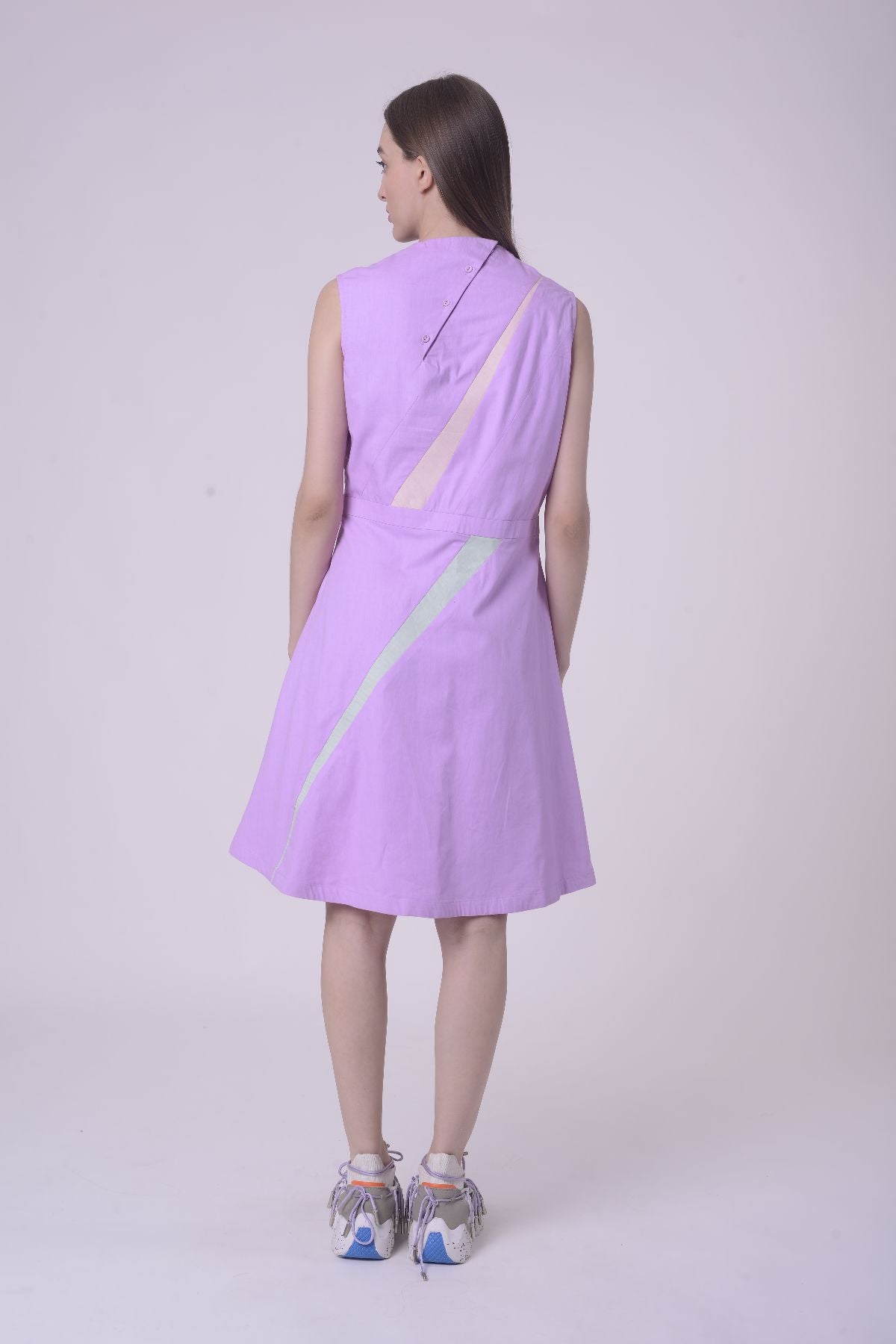 Peach Blossom A-Line Mini Dress