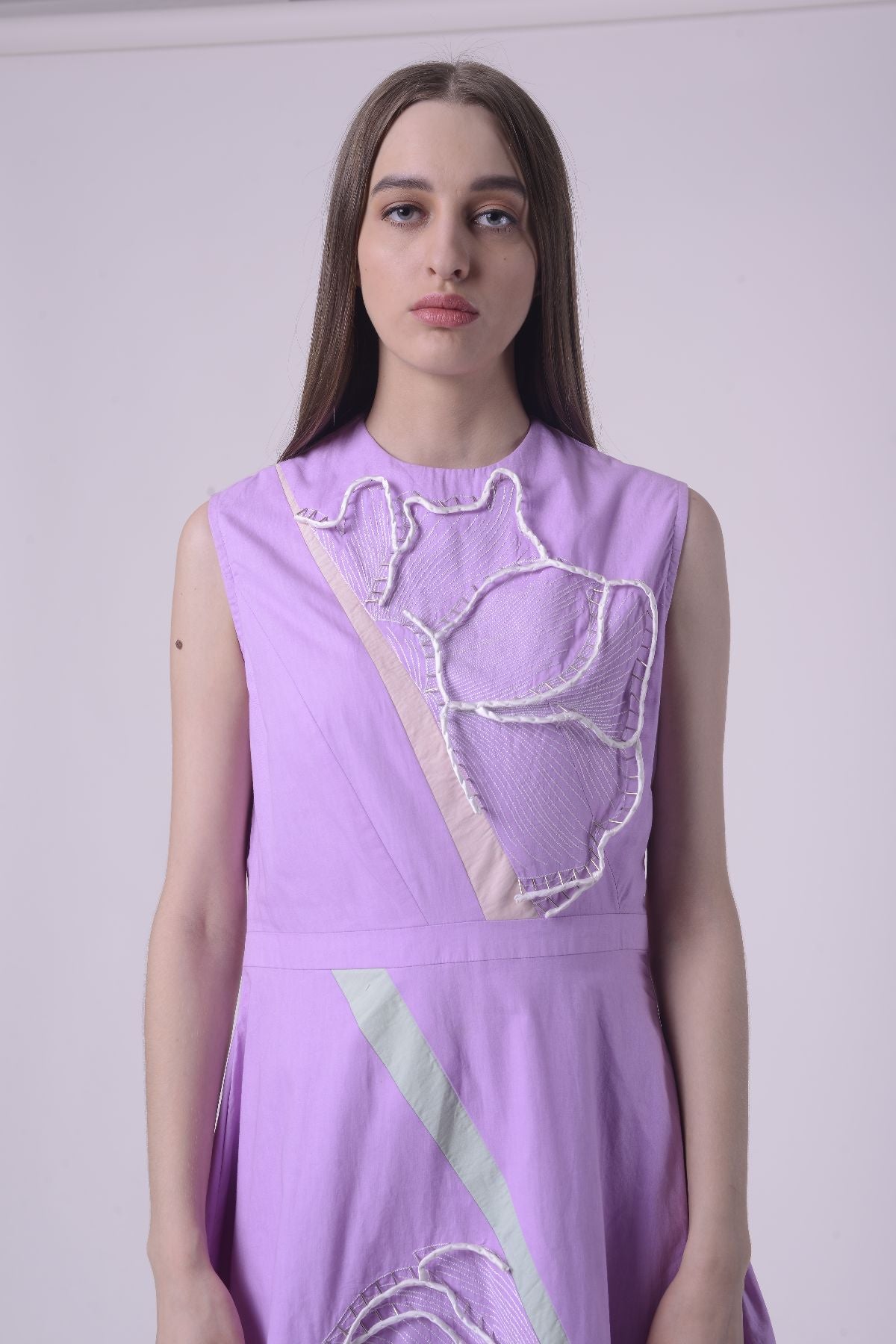 Peach Blossom A-Line Mini Dress