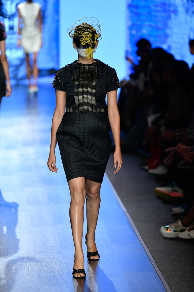 Elena 3D Embroidered Dress