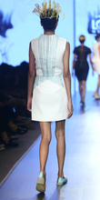 Load image into Gallery viewer, Adriana White 3D Embroidered Skirt

